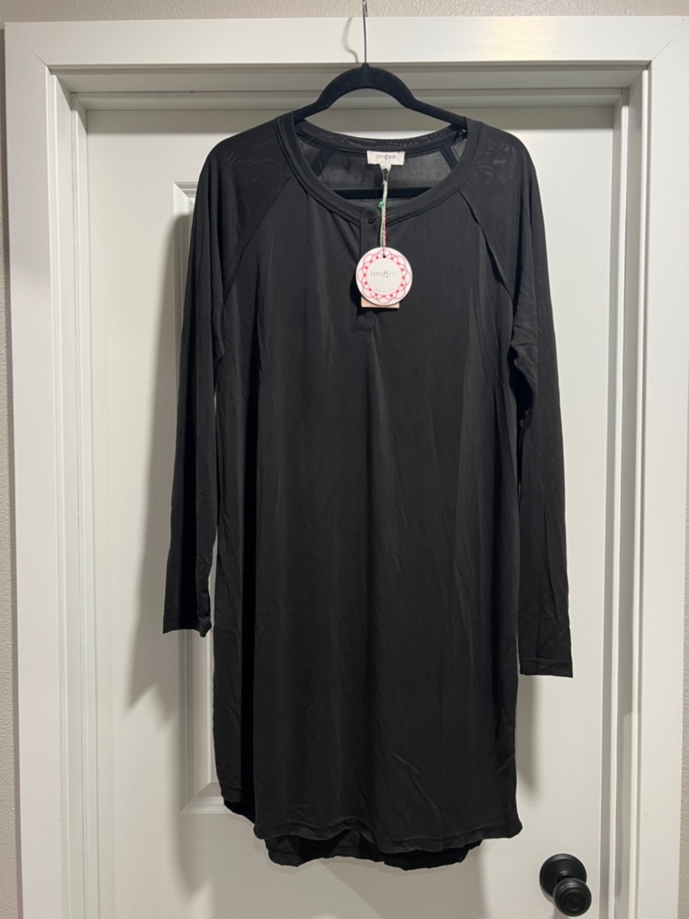 Umgee Black Long Sleeve Tunic